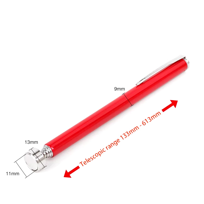 Mini Portable Telescopic Magnetic Magnet Pen Handy Tool Capacity for Picking up Nut Bolt Extendable Pickup Rod Stick