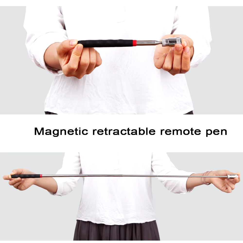 Mini Portable Telescopic Magnetic Magnet Pen Handy Tool Capacity for Picking up Nut Bolt Extendable Pickup Rod Stick