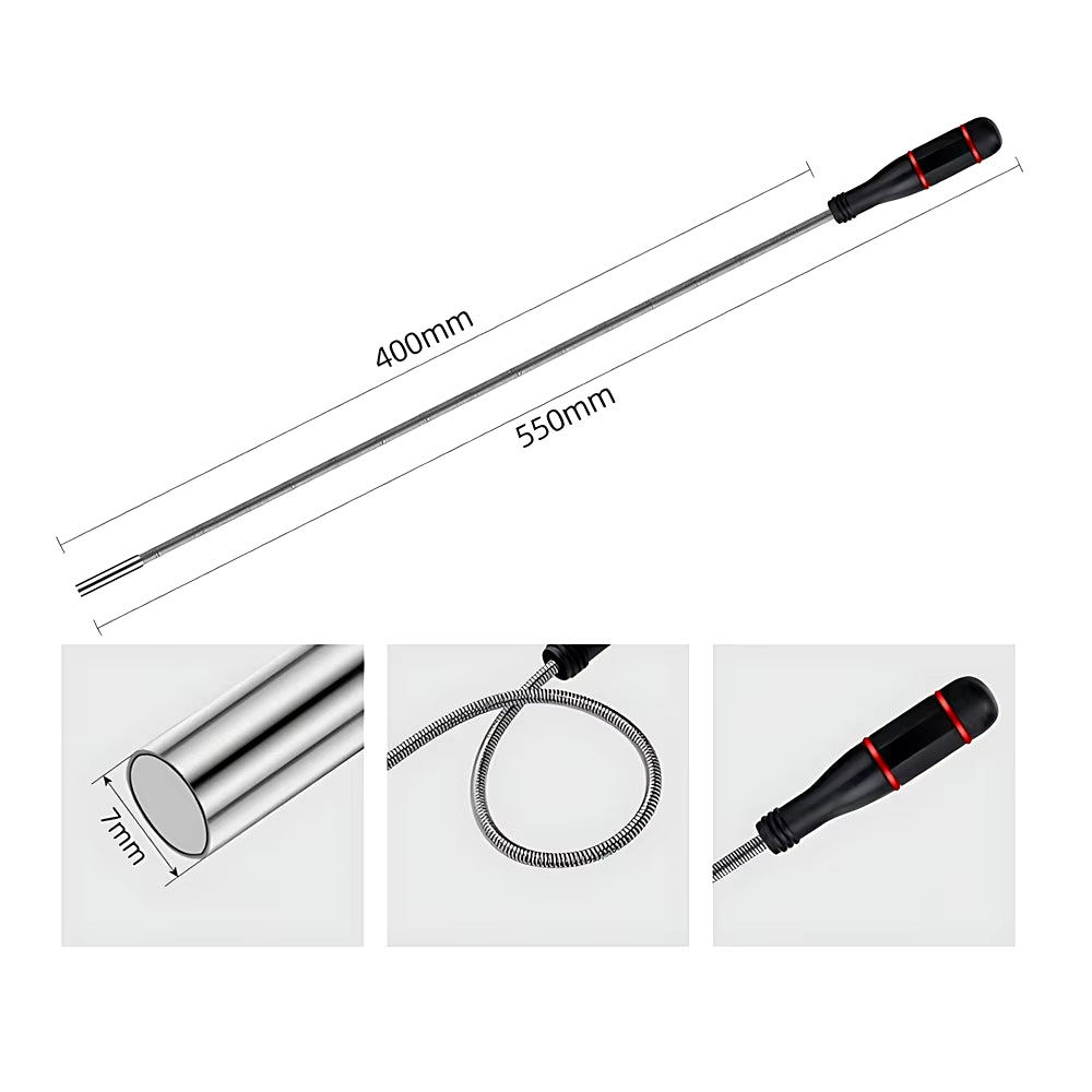 Mini Portable Telescopic Magnetic Magnet Pen Handy Tool Capacity for Picking up Nut Bolt Extendable Pickup Rod Stick